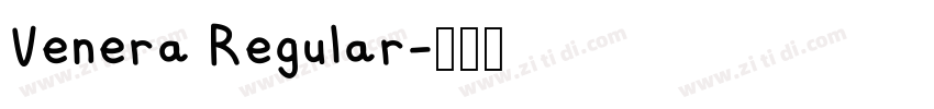 Venera Regular字体转换